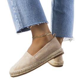 Beige Mathea espadrillor för kvinnor