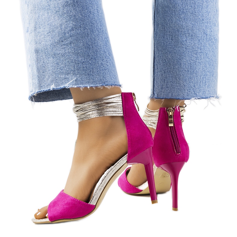 Rosa Vasquez sandaler med hög klack