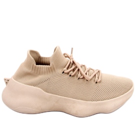 Desire Khaki strumpor beige