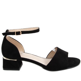 Ursula Svarta högklackade sandaler