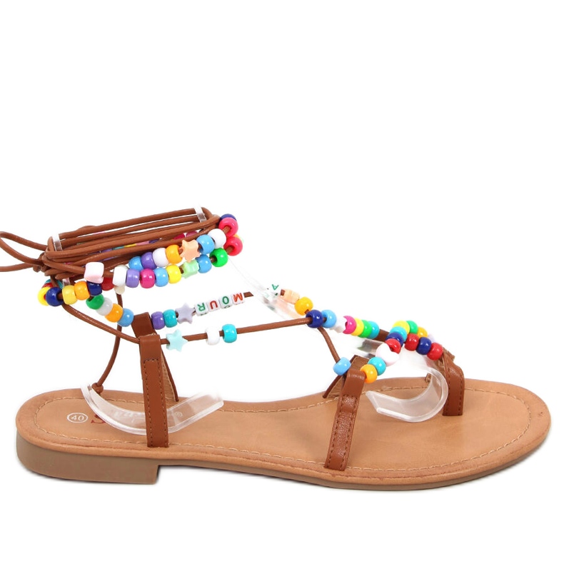 Romerska kvinnor med Megh Camel pärlor brun