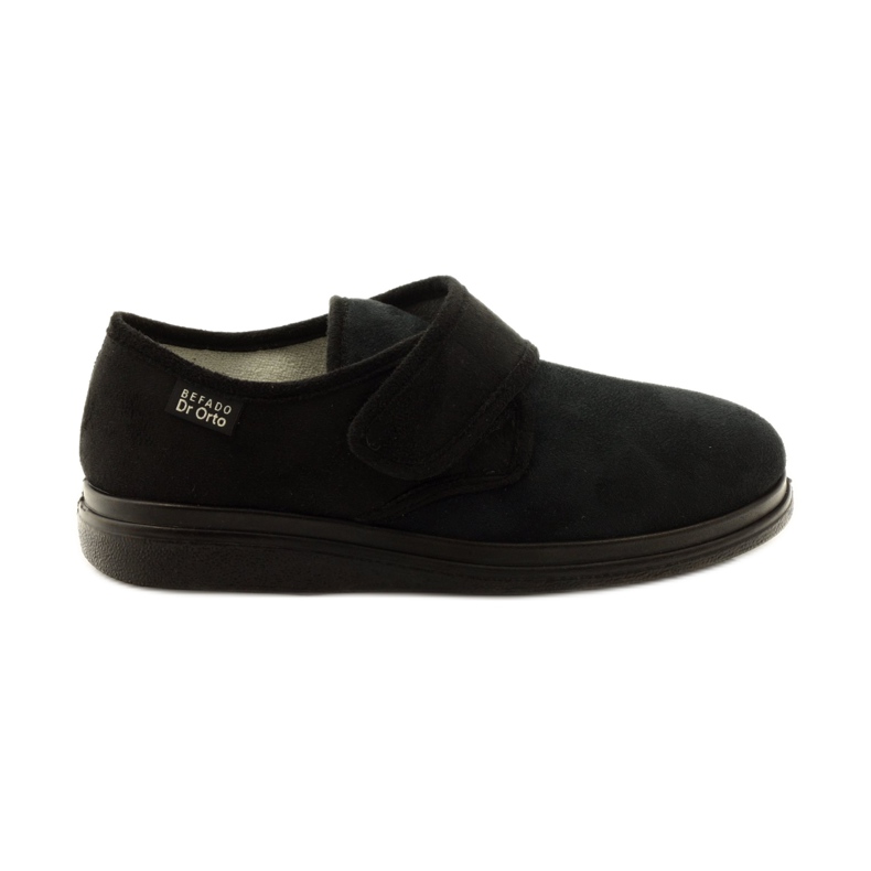 Befado Dr.orto -skor för diabetiker 036D007 Black Silber foder svart