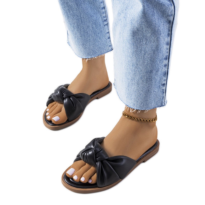 Svarta Swift tofflor