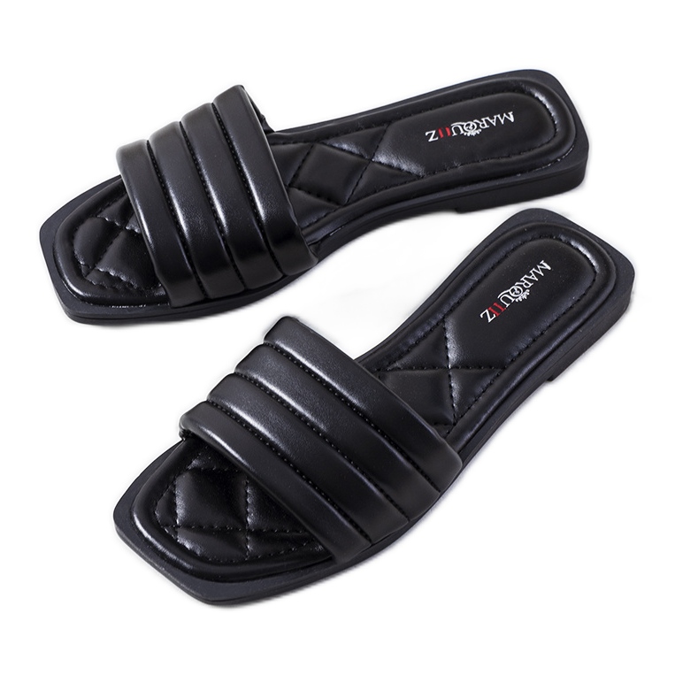 Keulen kvinnors svarta tofflor