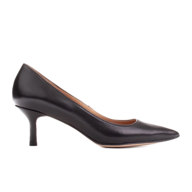 Marco Shoes Eleganta stiletter med lägre klack svart