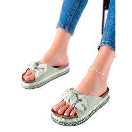 Bestelle Damtofflor 20-365 gr gröna