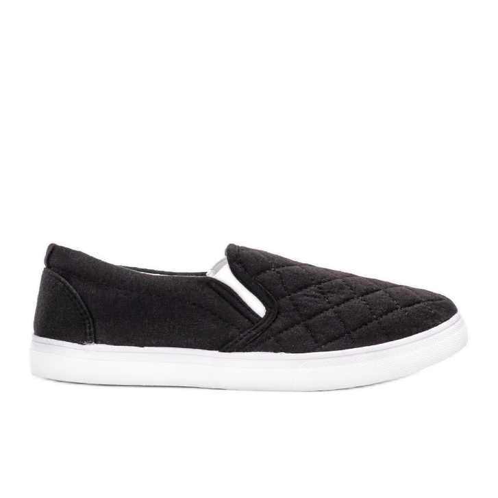 Cornish svarta sneakers i textil