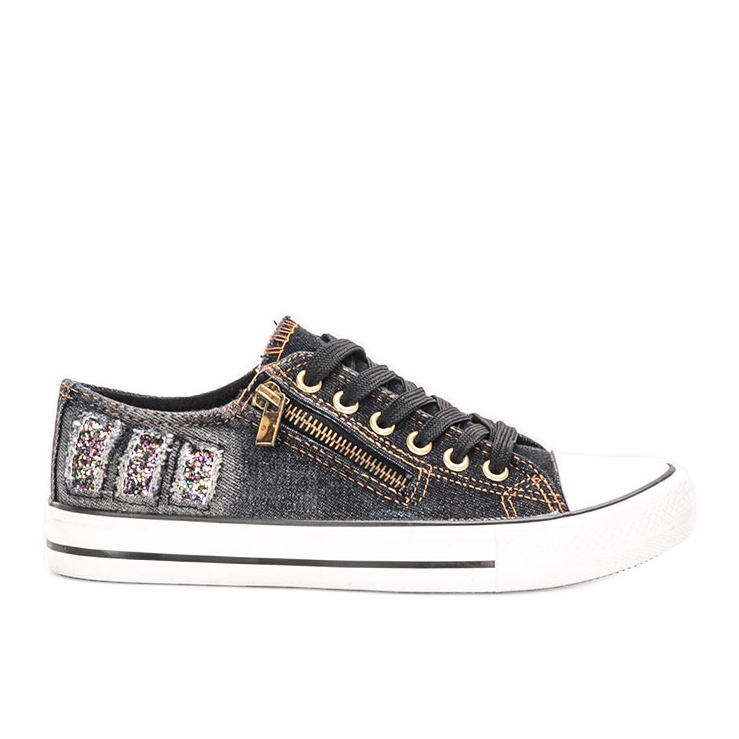 Svarta jeanssneakers från Nikula