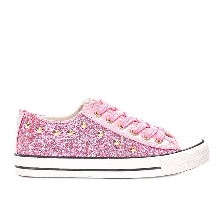 Kirsts rosa glitter sneakers