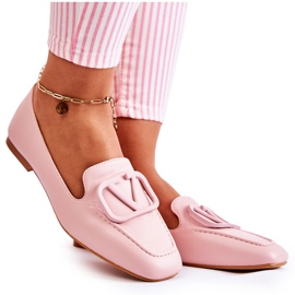 PS1 Loafers Brogues Med Rosa Hermosa Ornament