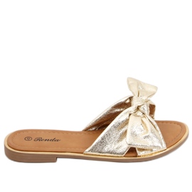 Lirio Gold damtofflor gyllene