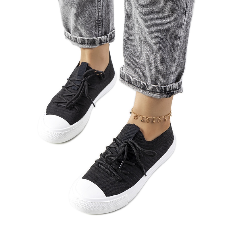 Medina svarta damsneakers