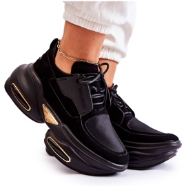 PS1 Dam Sneakers Sportskor Svart New Horizon