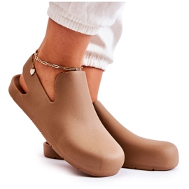 FS1 Trendiga bruna Meriko gummiträskor