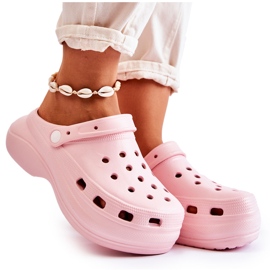 FS1 Damtofflor Crocs Rosa Coline