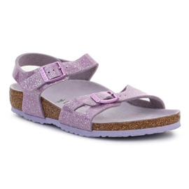 Birkenstock Rio Kids 1022169 Cosmic Sparkle Lavendel sandaler purpur