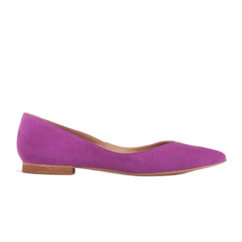 Marco Shoes Subtila ballerinor rosa