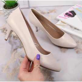 Pumps pin pearl beige W Sergio Leone