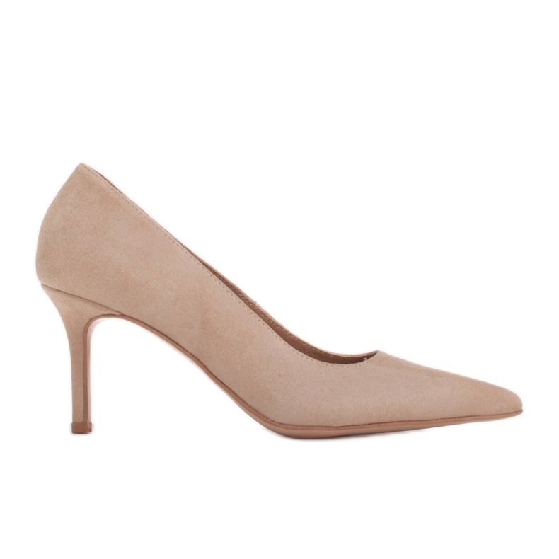 Marco Shoes Eleganta mockaklackar beige