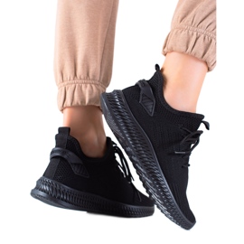 Sweet Shoes Svarta textilskor