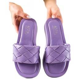 Small Swan Lila flip flops violett