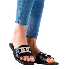 Seastar Eleganta tofflor svart