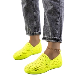 Mallory gröna genombrutna sneakers mångfärgad