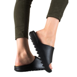 Seastar Bekväma svarta tofflor