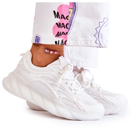 PM2 Fashionabla sportskor för kvinnor Sneakers Vita Sollero