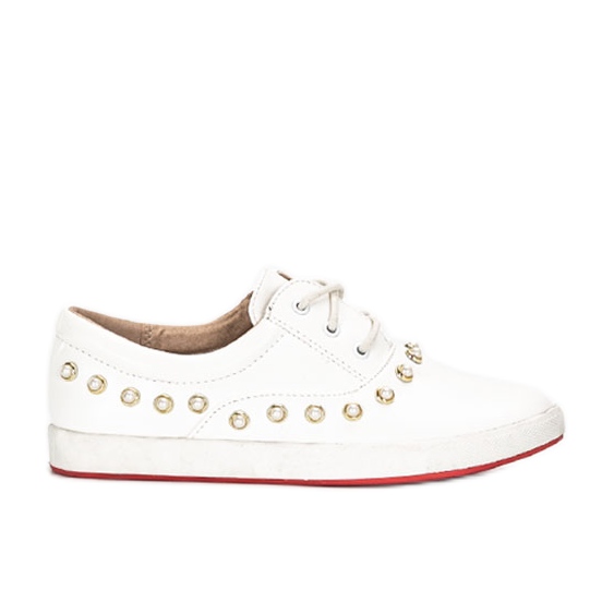 BM Millas vita barnsneakers ['vit']