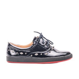 Mikaela barns marinlackade sneakers blå blå