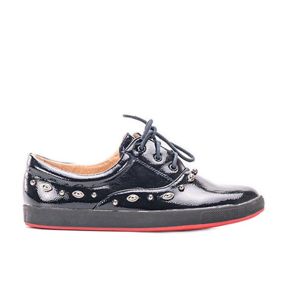 Mikaela barns marinlackade sneakers blå blå