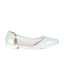 BM Mintlackade barnballerinor Liisi grön