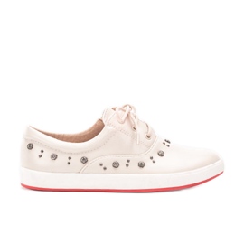 BM Fosses beiga barnsneakers beige beige