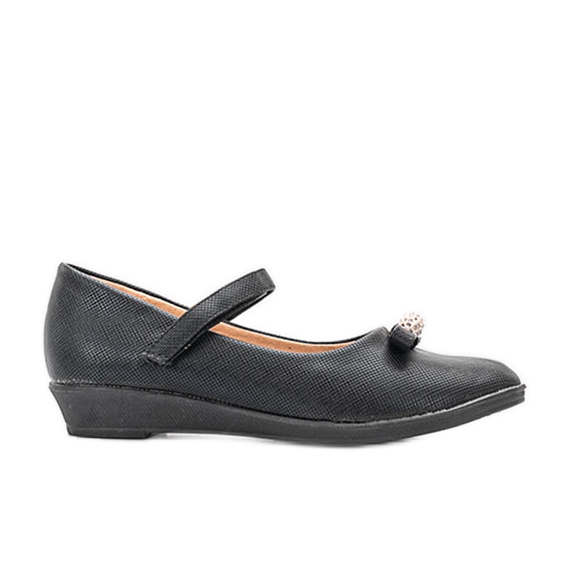Svarta ballerina wedges från Correia