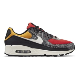 Nike Air Max 90 Se W DC9446-001 skor svart röd mångfärgad gul
