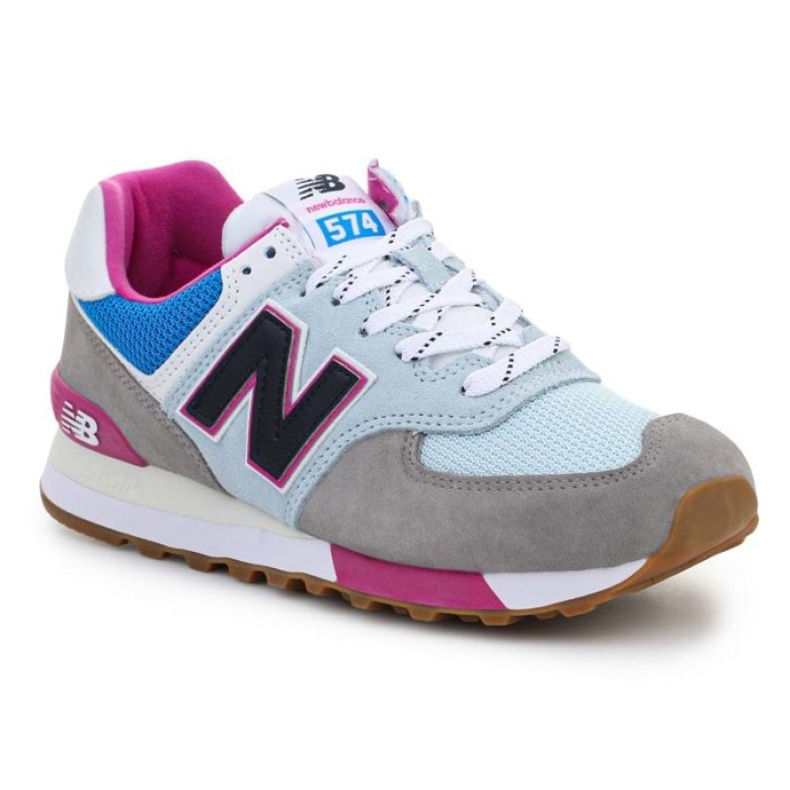 New Balance W WL574PO2 blå mångfärgad