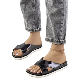 Svarta Nicolay tofflor för kvinnor