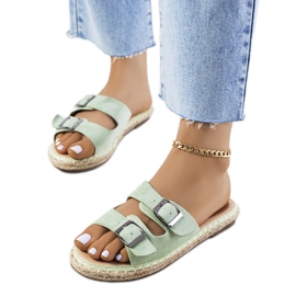 Gröna Finnan tofflor för kvinnor