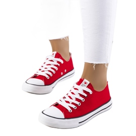 Klassiska röda Kolind damsneakers
