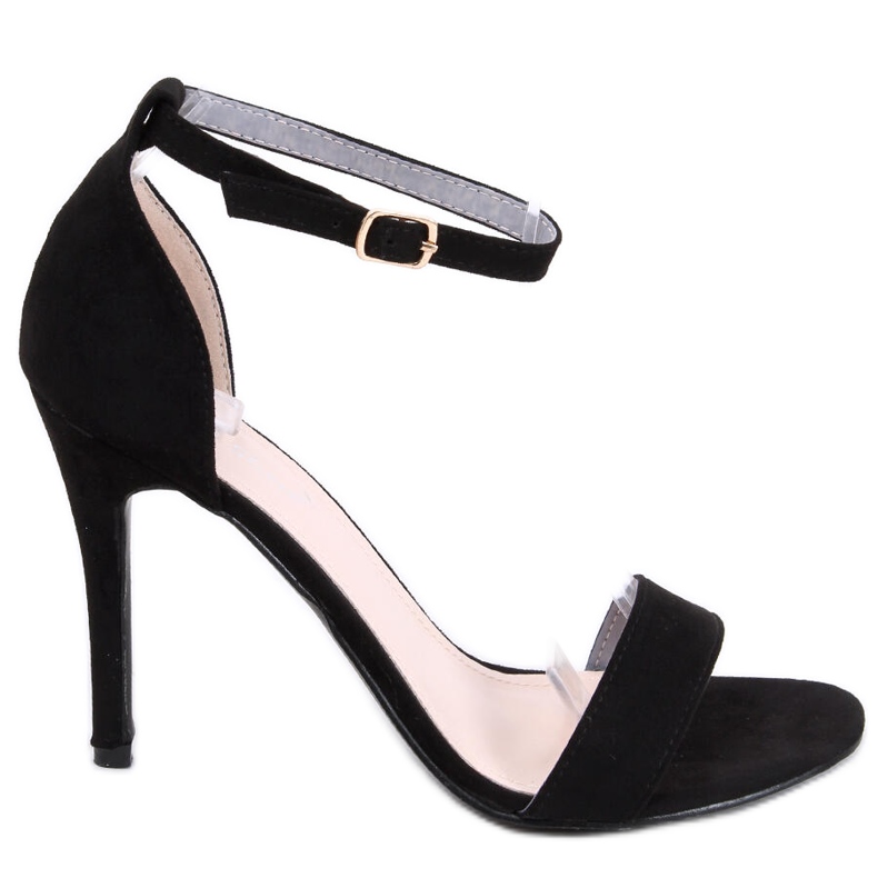 Sheila Svarta sandaler med hög klack