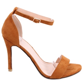 Sandaler på hög klack Sheila DK.CAMEL brun