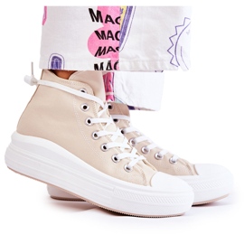 PJ1 High-top Sneakers dam Beige Carlyn