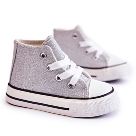 Barnsneakers High Silver Catrina silver- silver-