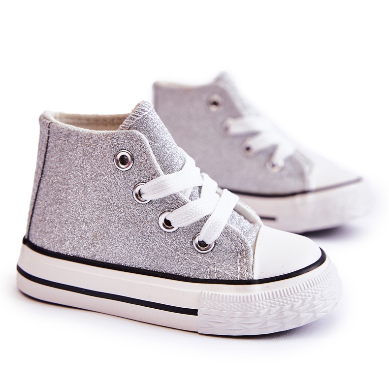 Barnsneakers High Silver Catrina silver- silver-