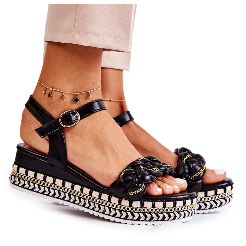 PS1 Damsandaler Black Chaves svart