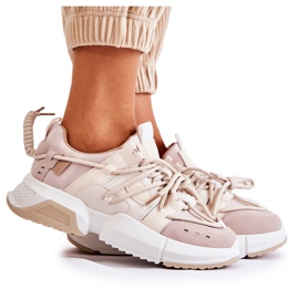 Sneakers Sportskor för kvinnor Camel Someday beige
