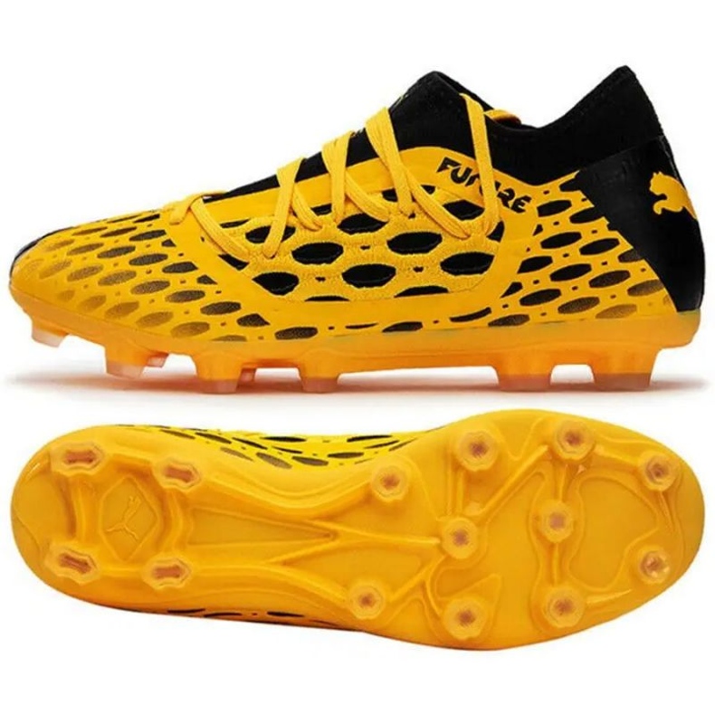 Puma Future 5.3 Netfit Hg M 105796 02 fotbollsskor mångfärgad apelsiner och röda