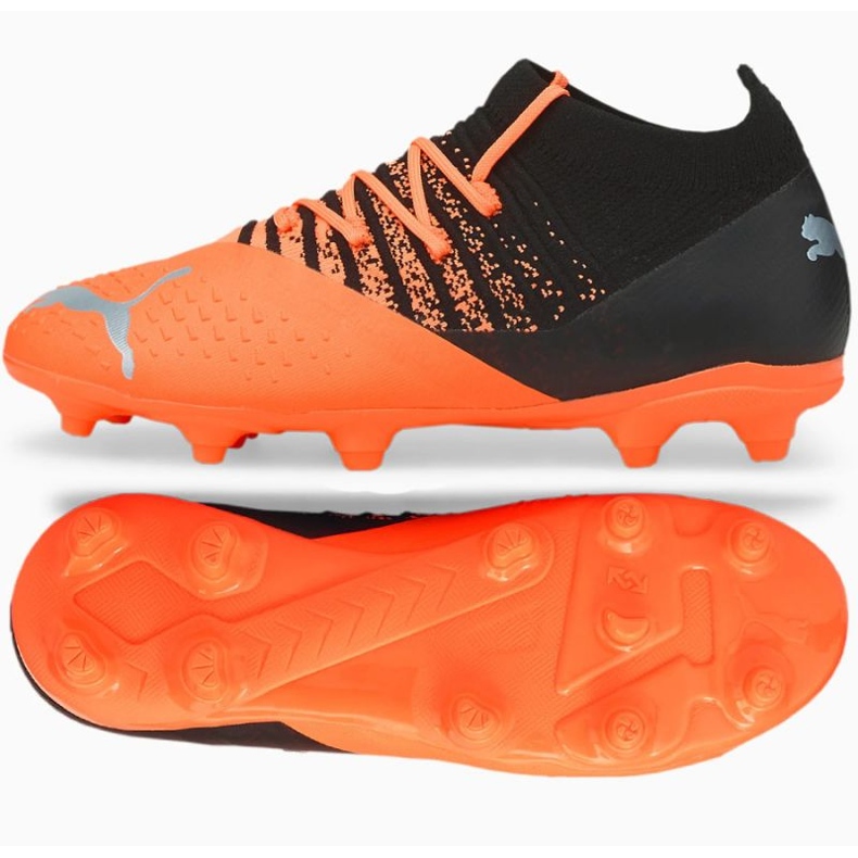 Puma Future Z 3.3 FG / AG Jr 106773 01 fotbollsskor orange apelsiner och röda