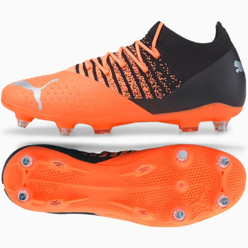 Fotbollsskor Puma Future Z 3.3 MxSG M 106760 01 orange apelsiner och röda